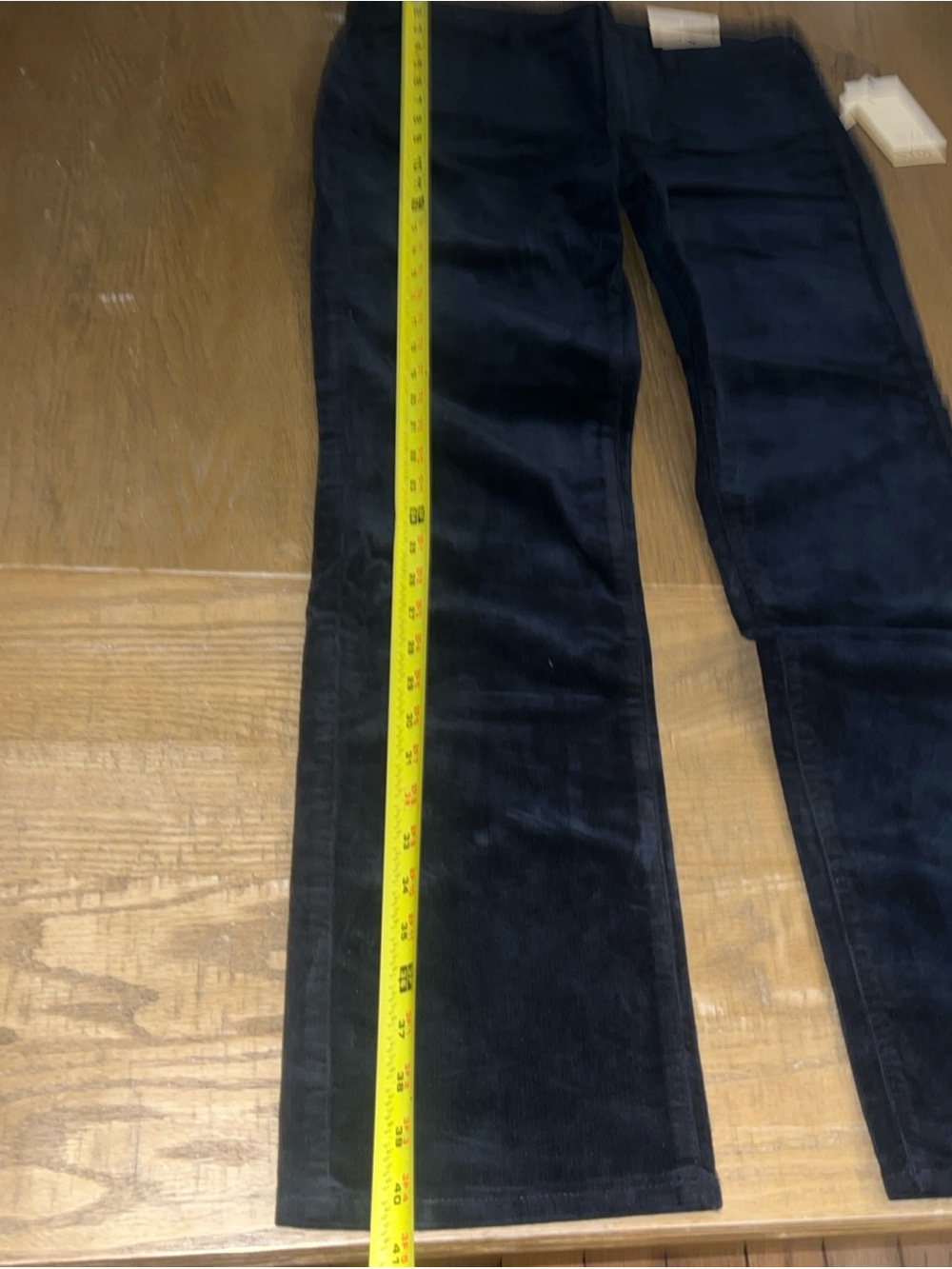 NYDJ Women's Corduroy Pants Black Size 8 Marilyn Straight - Picture 3 of 8